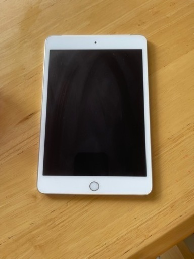 中古 美品 ♫本体のみ ipad mini4 ♫第4世代 16GB Apple Wi-Fi + Cellular Silver A1550 判定◯ softbank