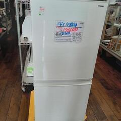 ★【シャープ】2ドア冷蔵庫  137L  2018年製［SJ-D14DW］【3ヶ月保証付★配達に設置状況】?自社配送時?代引き可?※現金、クレジット、スマホ決済対応※  