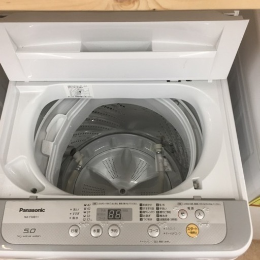 【ジモティ特別価格】動作確認、清掃済み‼️ PANASONIC パナソニック NA-F５０B11 5.0kg  全自動洗濯機 2017年製 NJ 87