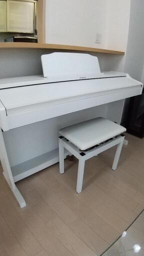 【美品】ROLAND ローランド 電子ピアノ RP501R ホワイト 2018年製