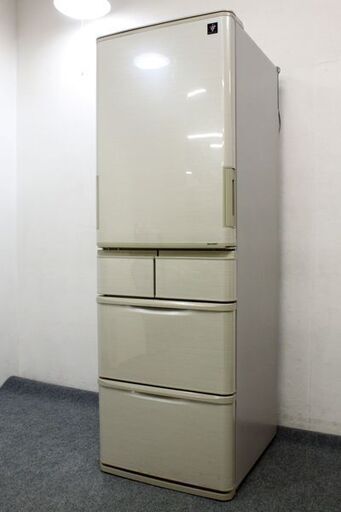 SHARP/シャープ スリム5ドア冷凍冷蔵庫 どっちもドア 412L 自氷 SJ-W411E-N シャンパンゴールド 2018年製 中古家電 店頭引取歓迎 R6086)