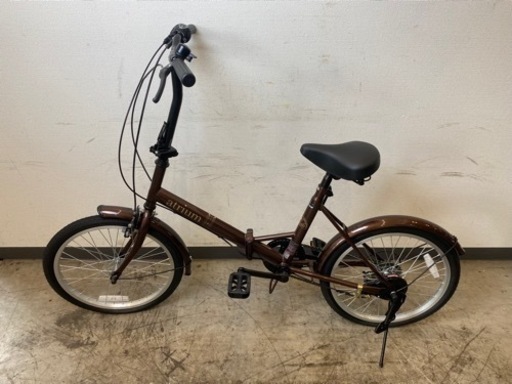 受け渡し予定あり 新品！アトリウム 折りたたみ自転車 20インチ ブラウン