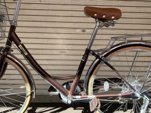DCM パンクしにくい自転車 26インチ シティサイクル 6段変速