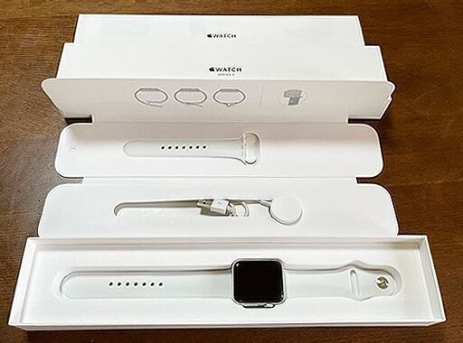 ★AppleWatch Series3-42mm★シルバーアルミニウム★used / 使用品★