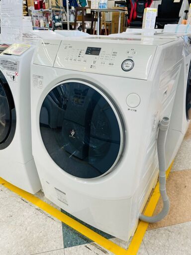 ✨SHARP(シャープ) 10/6kg乾燥機付きドラム式洗濯機 ⭐定価￥138,000⭐ ES-H10C 2019年 プラズマクラスター搭載✨