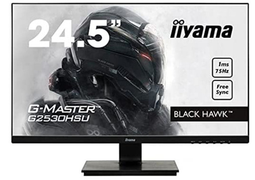 iiyama ゲーミングモニター ディスプレイ G2530HSU-B1 (24.5インチ/1ms/フルHD/TN/DisplayPort,HDMI,D-sub)