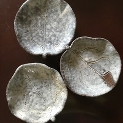 木の葉型　小皿3枚