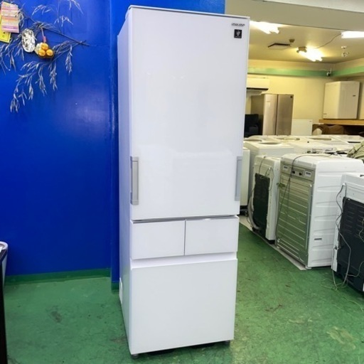 ⭐️SHARP⭐️冷凍冷蔵庫　2019年 415L 自動製氷　左右両扉開き　美品　大阪市近郊配送無料