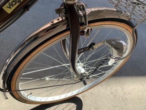 DCM パンクしにくい自転車 26インチ シティサイクル 6段変速
