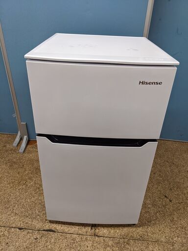 【高年式】 2021年製 Hisense 冷凍冷蔵庫 93L HR-B95A コンパクト 単身 ひとり暮らし 右開き 耐熱天板