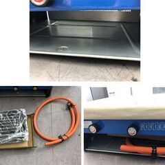 超美品 caming gaz LPガス用 ツーバーナー RIVIERA リビエラ ガスコンロ 1103 グリル付 キャンピングガス 札幌 手稲