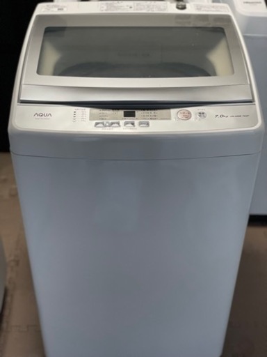 送料・設置込み　洗濯機　7kg AQUA 2020年
