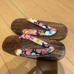 新品　下駄　サンダル