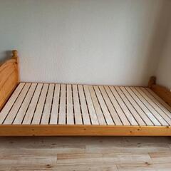 お譲り先決まりました！　木製シングルベッド