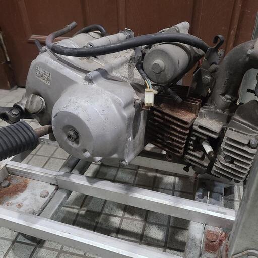 スーパーカブ 90cc エンジン 12V 実動 セル付 リトルカブ