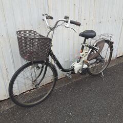 R4103電動アシスト自転車　2007年パナソニック　ViVi DX　バッテリー　充電器　鍵1本付き　電動自転車