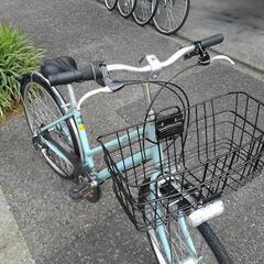 中古自転車2089 前後タイヤ新品！ ブリヂストン ビレッタ 