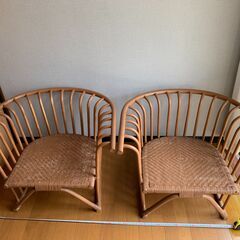 木製椅子　2脚　#GOF