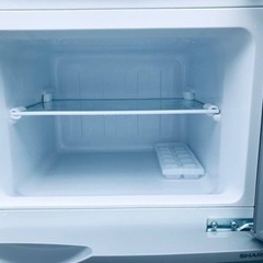 ①✨2021年製✨1044番 SHARP✨ノンフロン冷凍冷蔵庫✨SJ-H13E-S‼️