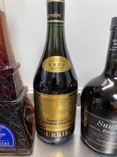 ウイスキー 古酒 サントリー リザーブ VSOP ブルークリエール 名酒5本
