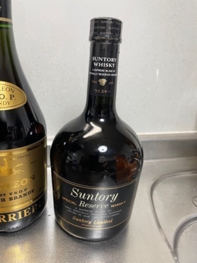 ウイスキー 古酒 サントリー リザーブ VSOP ブルークリエール 名酒5本