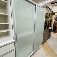 🧡古賀家具 2面食器棚 🔸定価￥159,000🔸 収納力抜群!! スライド扉🧡