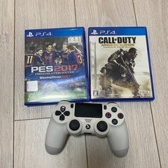 PlayStation コントローラーとカセット