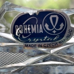 ボヘミアクリスタル　花瓶