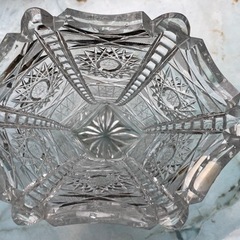 ボヘミアクリスタル　花瓶