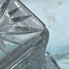 ボヘミアクリスタル　花瓶