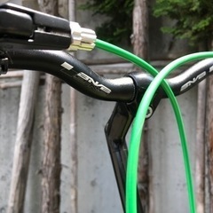 折り畳み自転車 マットブラック 20インチ カスタム 新品タイヤ