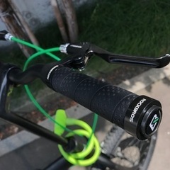 折り畳み自転車 マットブラック 20インチ カスタム 新品タイヤ