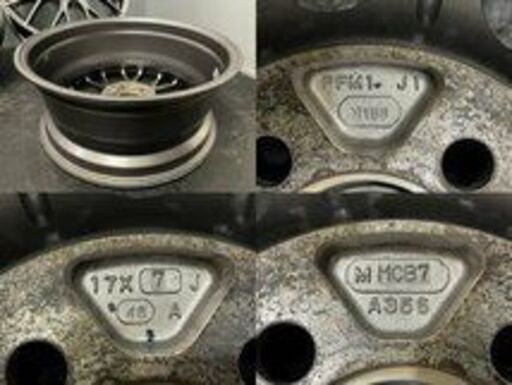 ENKEI PFM1 エンケイ 社外ホイール 17インチ 4本 7J5HPCD100+48