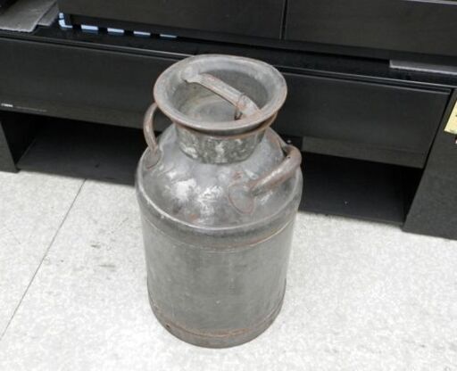 レトロ 牛乳輸送缶 高さ54cm 古い牛乳缶 ミルク缶 ミルクタンク