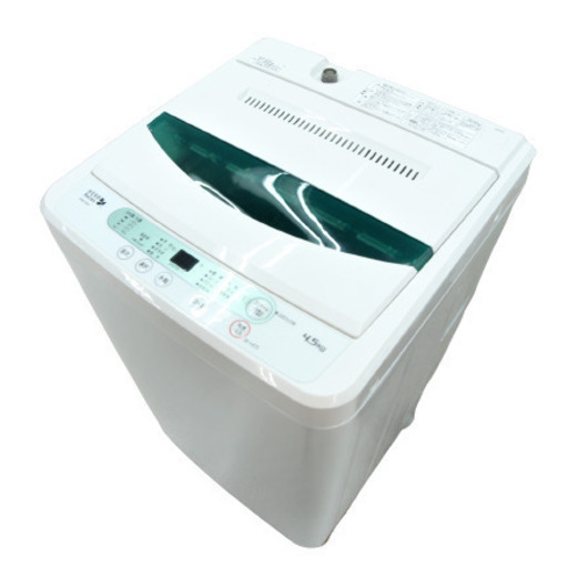 USED　ヤマダ　4.5kg　洗濯機　YWM-T45A1　2018
