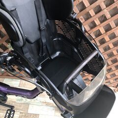 紫 タイヤ新品 電動自転車 バッテリー良品 子供乗せ 20インチ ヤマハ