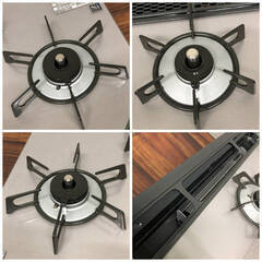 🔷🔶🔷FI10/17　未使用 リンナイ システムキッチン用 ガスビルトインコンロ 都市ガス用 RHB31W11GR-L 3口 ガスコンロ Rinnai 2014年製🔷🔶🔷