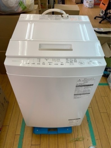 【動作品】全自動洗濯機 東芝 AW-7D6 7kg TOSHIBA 2018年製 中古 現状品
