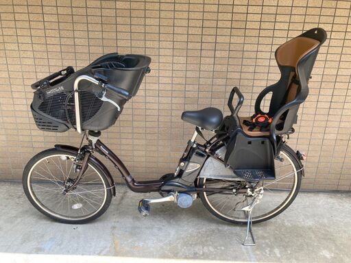 美品　屋内保管　電動自転車　8.0Ah　3人乗り　パナソニック　ギュット　子供のせ　No.C-1