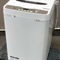㉚【税込み】美品 シャープ 6kg 自動洗濯機 ES-GE6D 2020年製【PayPay  