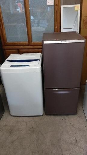 セット555⭐配送と設置は無料サービス⭐パナソニック冷蔵庫138L＋ヤマダオリジナル洗濯機5kg