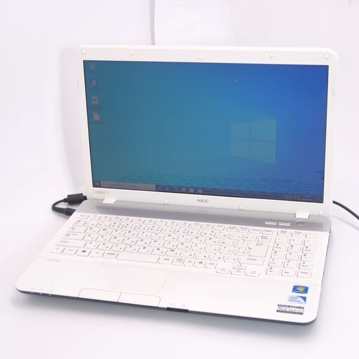 Wi-Fi有 15インチ ノートパソコン NEC PC-LS150FS1KW 中古美品 Celeron 4GB 500G DVDマルチ 無線 Windows10 Office 即使用可
