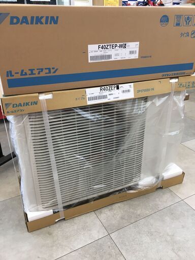 DAIKIN ダイキン S40ZTEP-W ルームエアコン 4.0Kw 主に14畳用 22年製モデル 未使用品