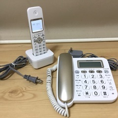 ＜美品＞パイオニア・電話機・TF-VR25SE3・子機付き・ホワイト
