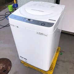 中古☆SHARP 洗濯機 2018年製 6.0K