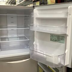 HITACHI/日立 3ドア冷蔵庫 265L R-27FV 2015年製 ライトブラウン