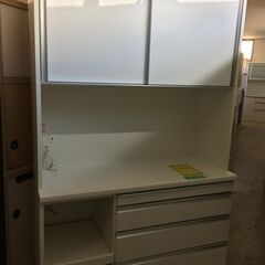 松田家具 幅117cm キッチンボード スロークローズ 作業台 モイス加工