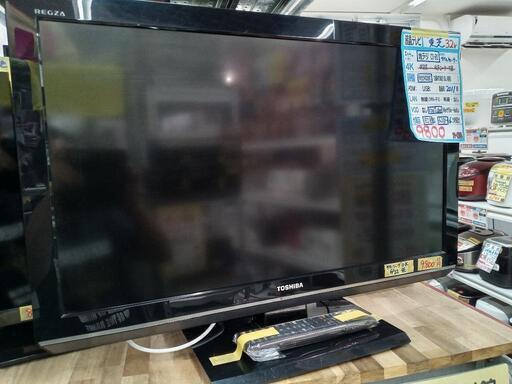 「TOSHIBA」32V液晶テレビ★2011年製　【クリーニング済・6ヶ月保証付】　管理番号72206