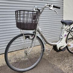 電動アシスト自転車☆26インチ☆ナショナル製☆リチウムイオンバッテリー搭載☆前後タイヤ良好