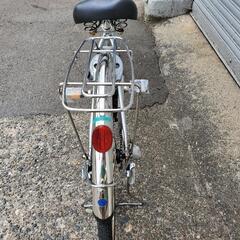 電動アシスト自転車☆26インチ☆ナショナル製☆リチウムイオンバッテリー搭載☆前後タイヤ良好